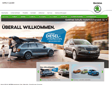 Tablet Screenshot of essen.skoda-auto.de