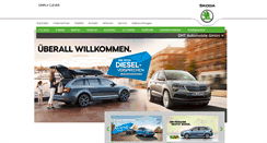 Desktop Screenshot of dht-automobile.skoda-auto.de