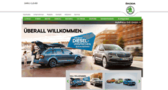 Desktop Screenshot of ertlgruppe.skoda-auto.de
