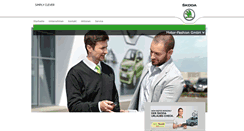 Desktop Screenshot of motor-fashion.skoda-auto.de