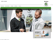 Tablet Screenshot of motor-fashion.skoda-auto.de