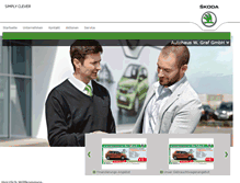 Tablet Screenshot of fuerth.skoda-auto.de