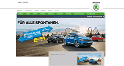 Desktop Screenshot of bayer-automobile.skoda-auto.de