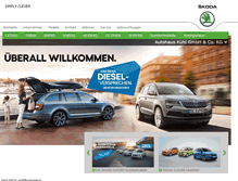 Tablet Screenshot of hildesheim.skoda-auto.de