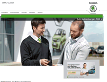 Tablet Screenshot of lutzenberger.skoda-auto.de