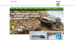 Desktop Screenshot of anders-automobile.skoda-auto.de