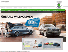 Tablet Screenshot of mittweida.skoda-auto.de