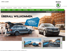 Tablet Screenshot of goldmann.skoda-auto.de