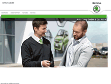 Tablet Screenshot of jung-sinsheim.skoda-auto.de