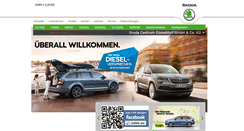 Desktop Screenshot of centrum-duesseldorf.skoda-auto.de