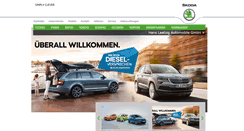 Desktop Screenshot of laatzig.skoda-auto.de