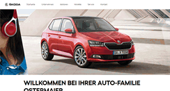 Desktop Screenshot of ostermaier-eggenfelden.skoda-auto.de