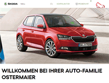 Tablet Screenshot of ostermaier-eggenfelden.skoda-auto.de