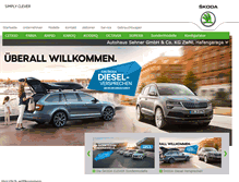 Tablet Screenshot of hafengarage.skoda-auto.de