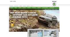 Desktop Screenshot of acc.skoda-auto.de