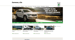 Desktop Screenshot of carmonaycia.skoda-auto.cl