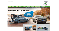Desktop Screenshot of koblenz.skoda-auto.de