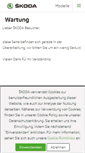 Mobile Screenshot of gw.skoda-auto.de