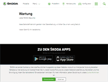 Tablet Screenshot of gw.skoda-auto.de