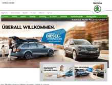 Tablet Screenshot of leipzig.skoda-auto.de