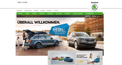 Desktop Screenshot of mueller.skoda-auto.de